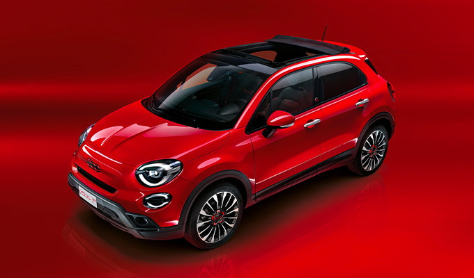 Fiat 500X RED Trim Desktop 680X400
